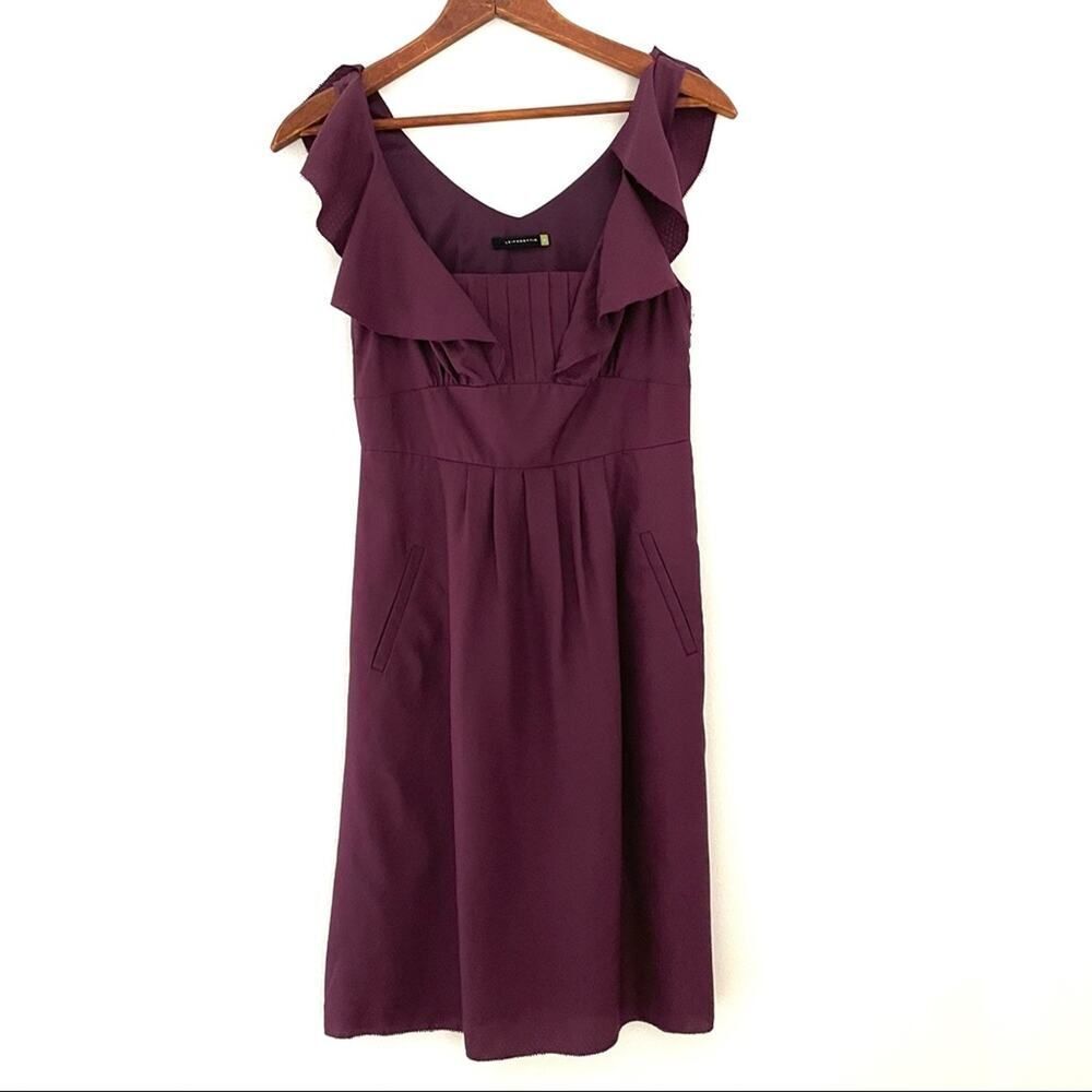 Leifsdottir | silk ruffle dress
